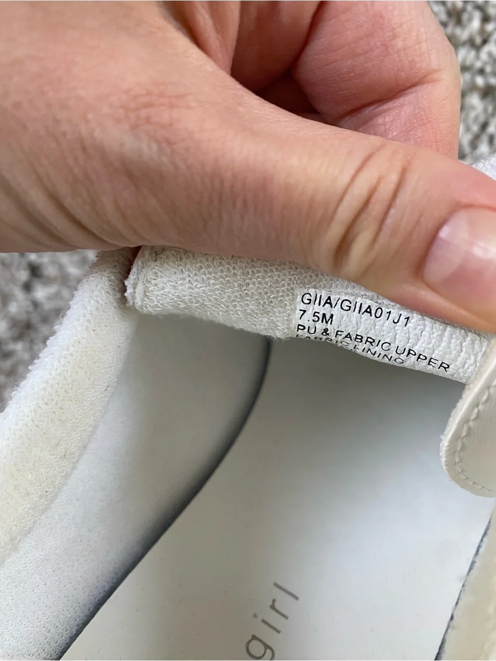 Madden Girl White Sneakers with Silver Accent and Gum Sole